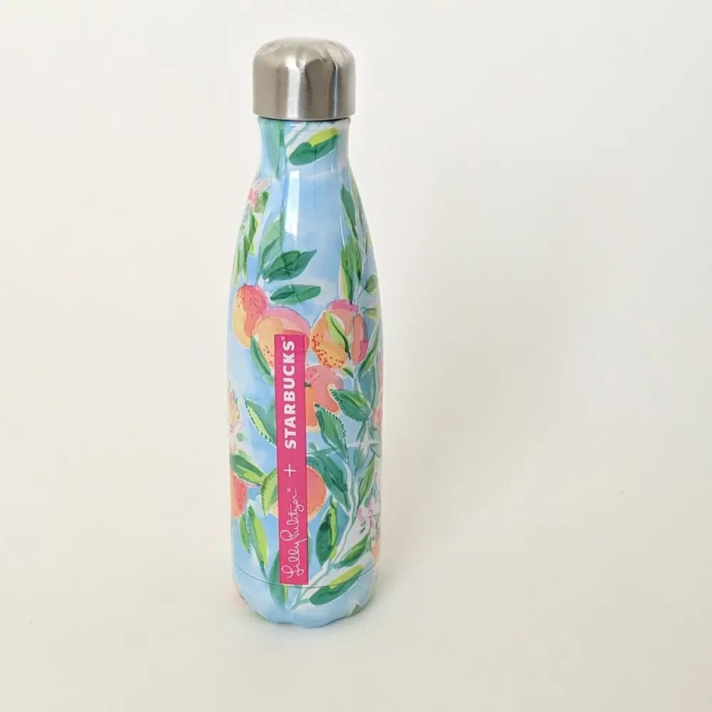 Lilly Pulitzer x Starbucks Limited Edition Swell Bottle Squeezed Peach Water‎